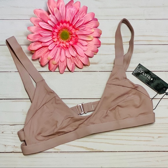 🎉Sale🎉 Tavik Coco Scoop Neck Swim Top In Mauve - Picture 3 of 9